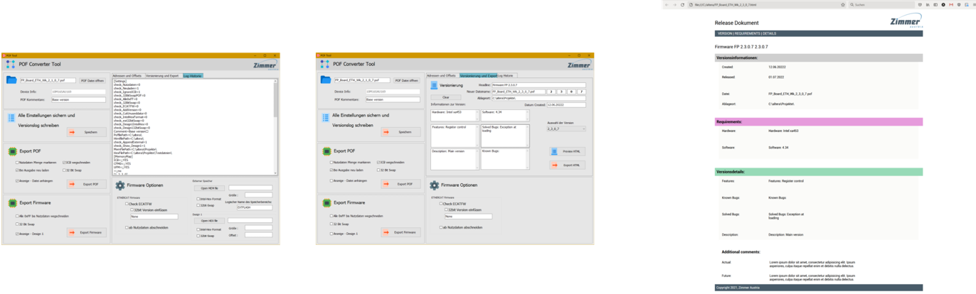 Bearbeitung und Verwaltung einer Firmware